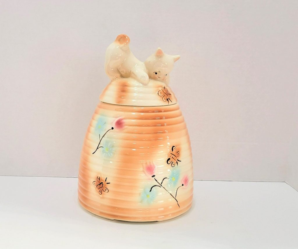 Cookie jars Bisque Pottery